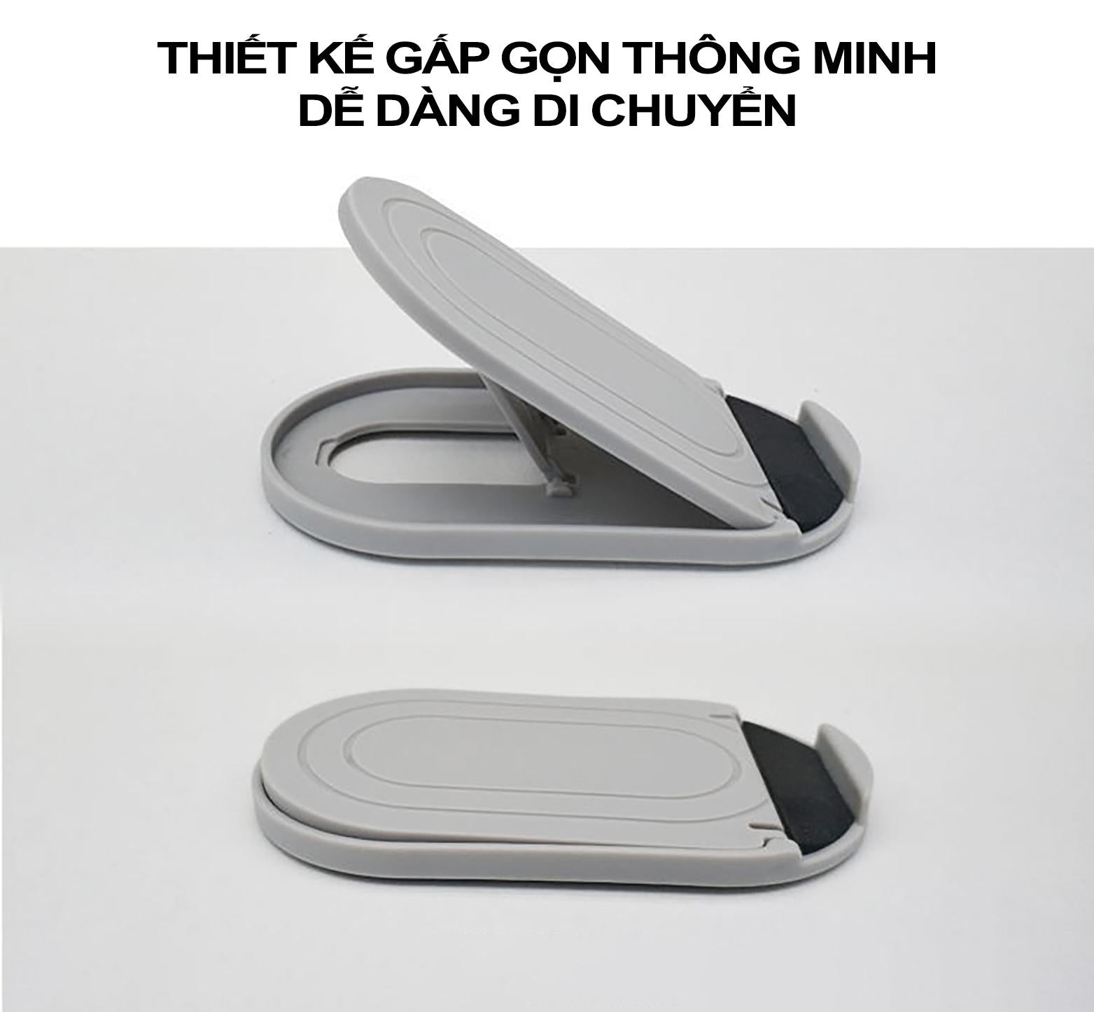 Giá Đỡ Điện Thoại Di Động, Máy Tính Bảng | VT09 | Điều Chỉnh Độ Nghiêng, Thiết Kế Gấp Gọn Thông Minh | Nhựa ABS Phone Phụ Kiện