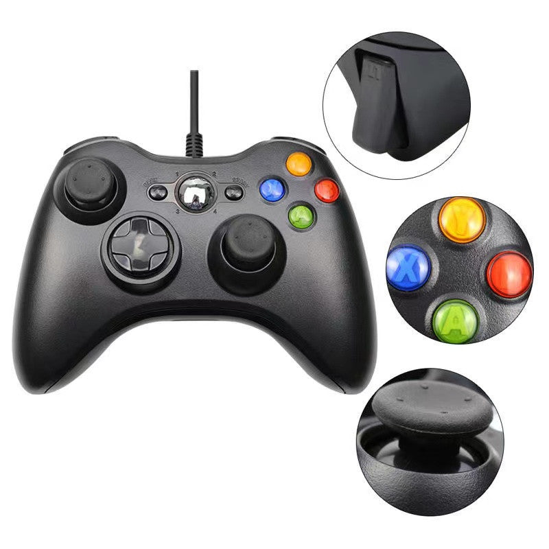 Tay Cầm Chơi Game HS122 - XBOX360, PC, PS3 - Có Rung, USB