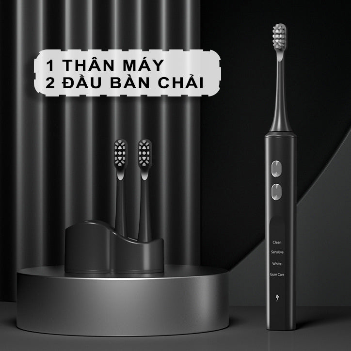 Bàn Chải Răng Điện | S11 | Khử Trùng Tia UV, Điều Khiển Thông Minh |  4 Chế Độ, Làm Sạch Siêu Âm,  Pin 30 Ngày