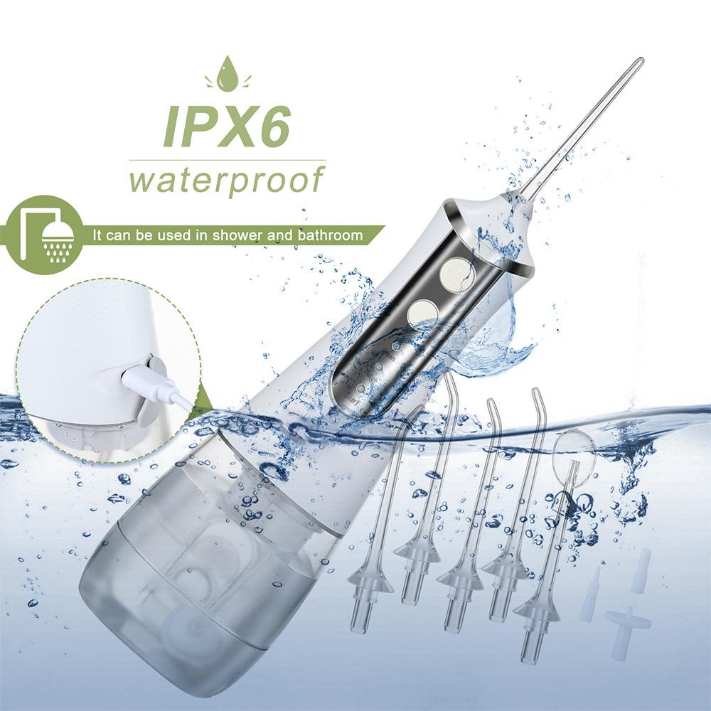 Máy Tăm Nước Cầm Tay L10 - Chống Nước IPX6 - Làm Sạch Sâu Chân Răng
