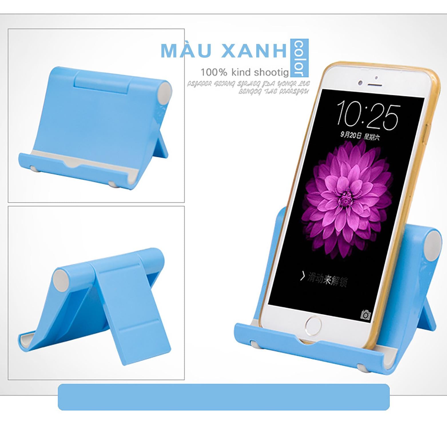 Giá Đỡ Điện Thoại Di Động, Máy Tính Bảng VT10 | Điều Chỉnh Độ Nghiêng, Thiết Kế Gấp Gọn Thông Minh | Nhựa ABS Phone Phụ Kiện