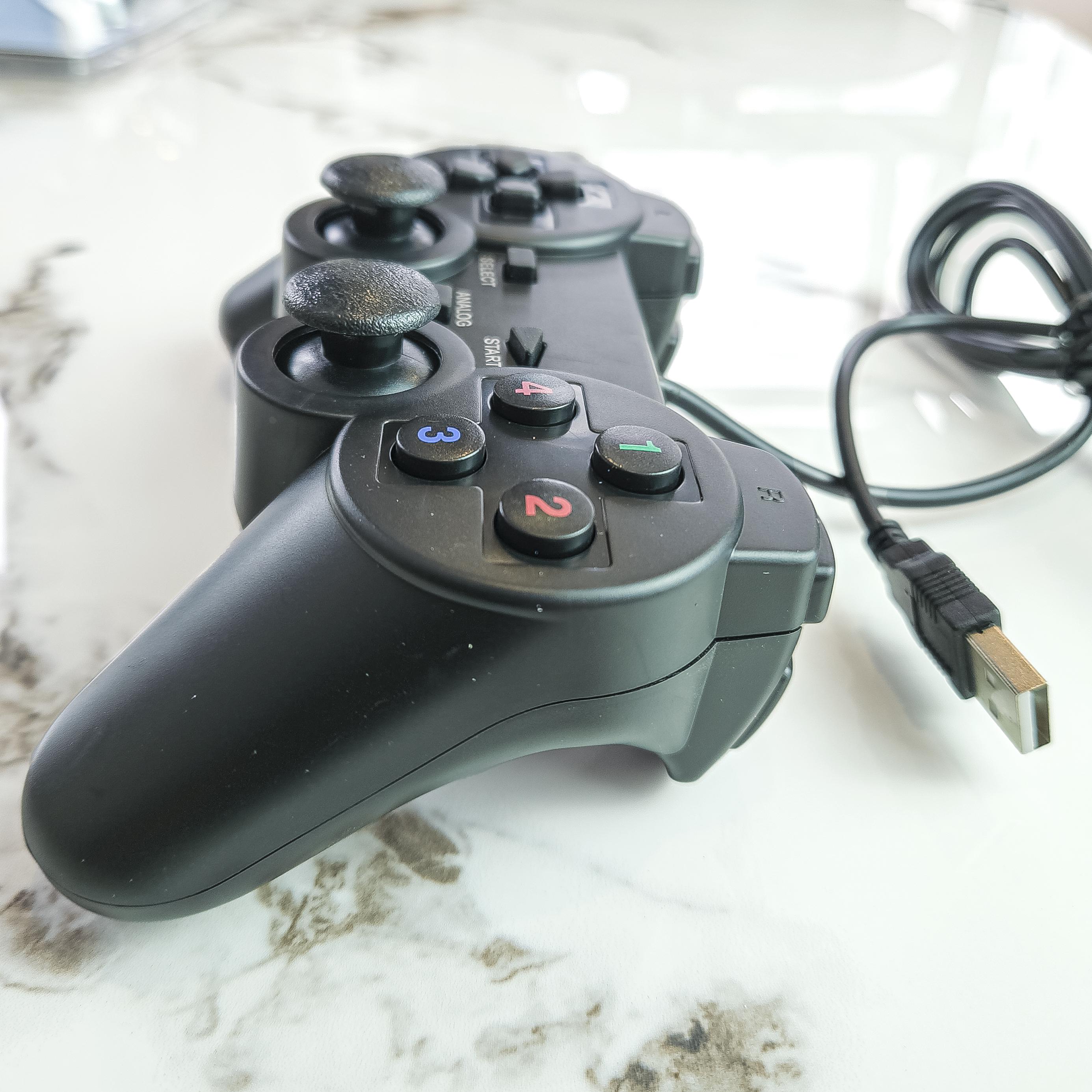 Tay Cầm Chơi Game PC, Laptop, Android Box - Có Rung, FIFA, GTA - Không Cần Cài Đặt. Phụ Kiện Chơi Điện Tử