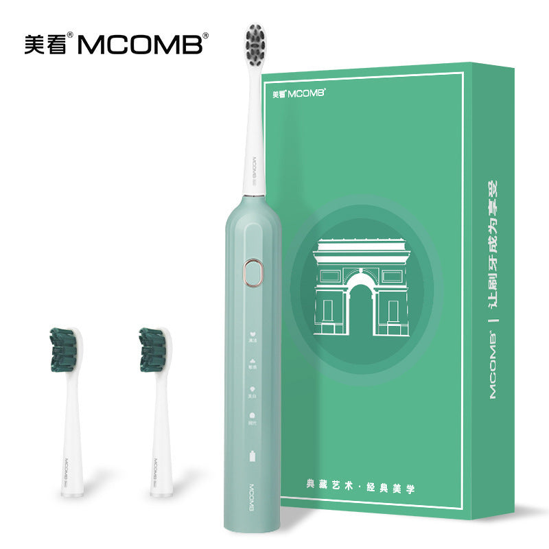 Bàn Chải Răng Điện M2+ | Pin 180 Ngày, Đầu Bàn Chải Dupont, Điều Khiển Thông Minh |  4 Chế Độ, Làm Sạch Siêu Âm, Bàn Chải Điện