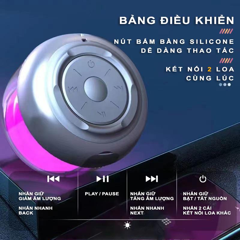 Loa Bluetooth S300 - Led RGB, TWS, Stereo 2.1, Âm Thanh Vòm - Kết Nối Nhiều Thiết Bị Củ Loa Nghe Nhạc
