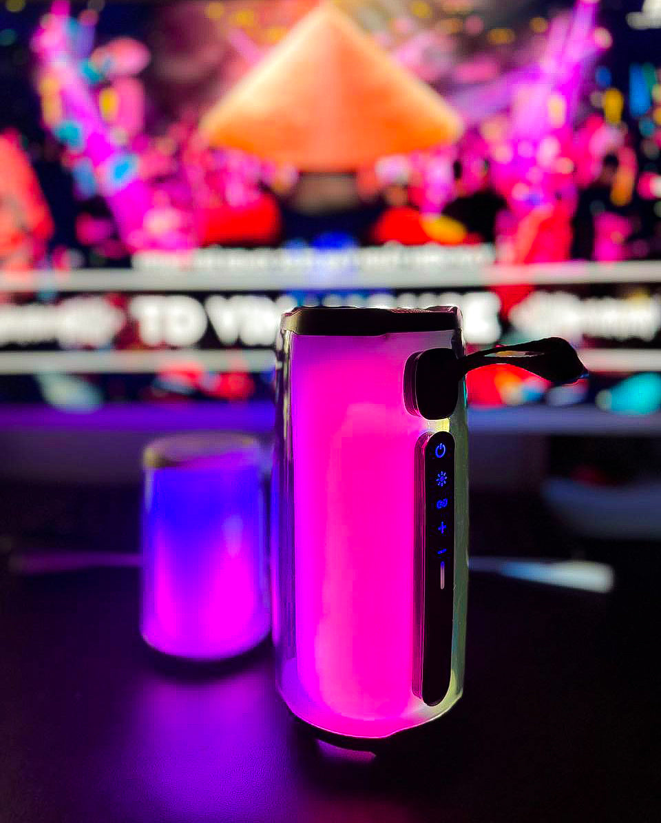 Loa Bluetooth PLUSE 5 - Led RGB 360, TWS, Karaoke, True Bass - Loa Toàn Dải, Chất Âm Dày Dặn, Đầy Đặn Củ Loa Nghe Nhạc