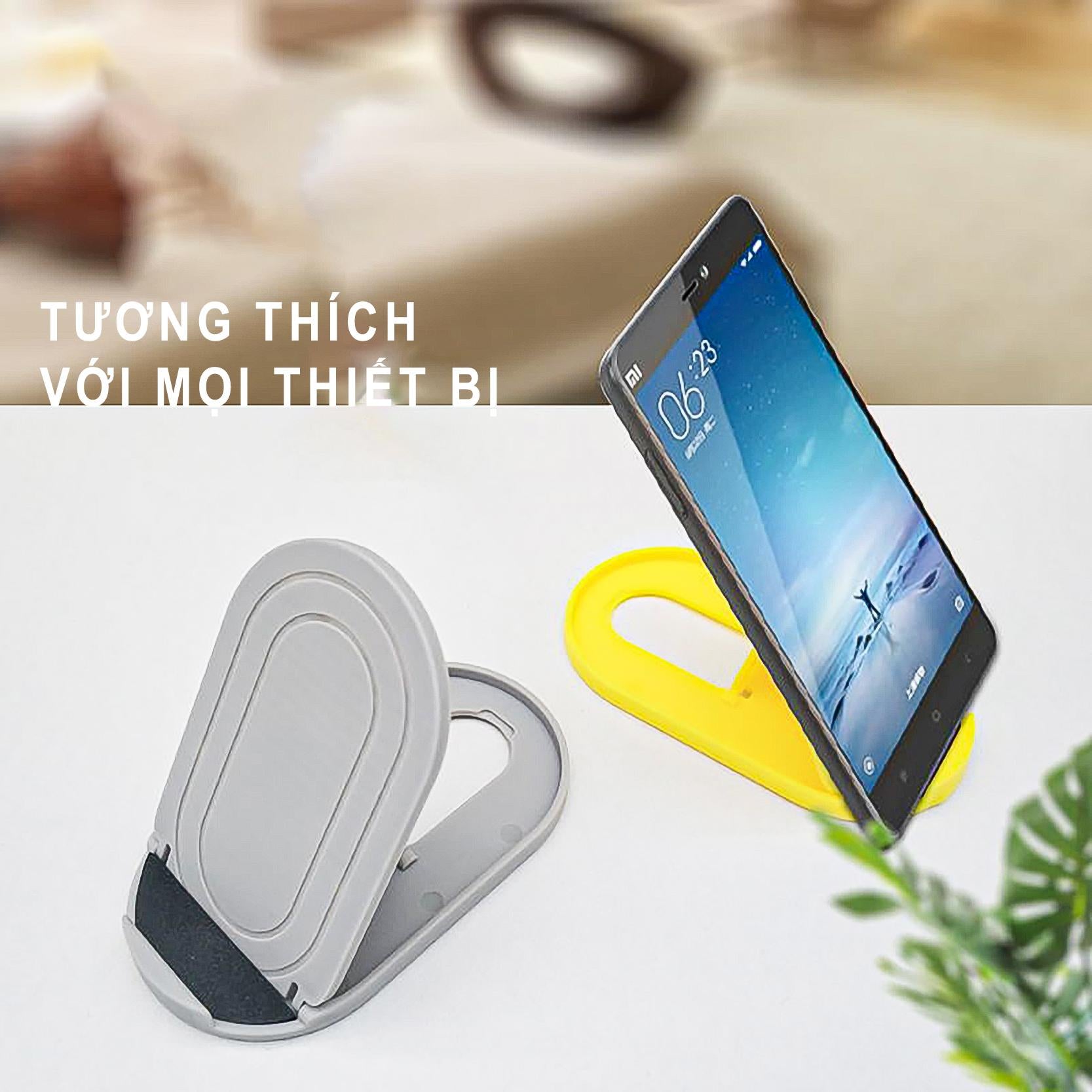 Giá Đỡ Điện Thoại Di Động, Máy Tính Bảng | VT09 | Điều Chỉnh Độ Nghiêng, Thiết Kế Gấp Gọn Thông Minh | Nhựa ABS Phone Phụ Kiện