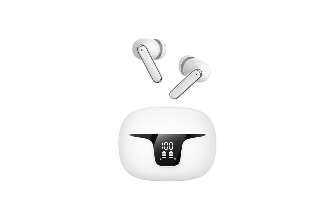 Tai Nghe Bluetooth Y19 | Pin 12 Tiếng, ENS, ANS, TWS, Bluetooth 5.3 | Âm Thanh Vòm 9D, Chống Ồn Chủ Động, Chống Ồn Môi Trường, Thu Âm Định Hướng Nhét Tai Nghe Nhạc