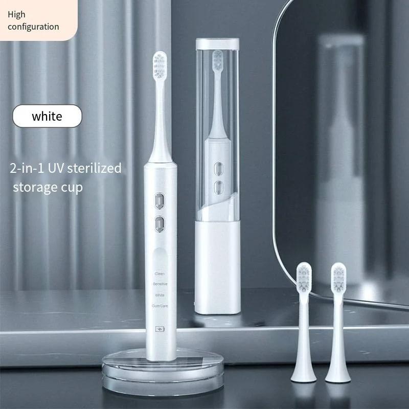 Bàn Chải Răng Điện | S11 | Khử Trùng Tia UV, Điều Khiển Thông Minh |  4 Chế Độ, Làm Sạch Siêu Âm,  Pin 30 Ngày
