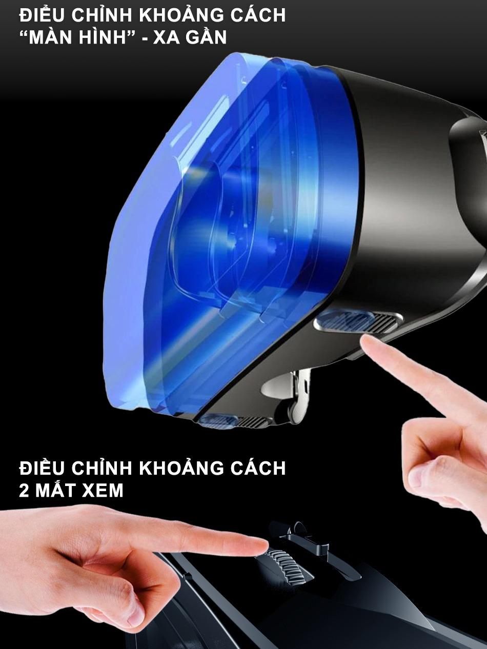 Kính Thực Tế Ảo - VRG PRO - Chuyên Xem Film 3D, VR, Chơi Game VR Chơi Điện Tử