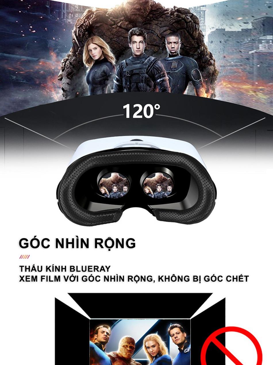 Kính Thực Tế Ảo - VRG PRO - Chuyên Xem Film 3D, VR, Chơi Game VR Chơi Điện Tử