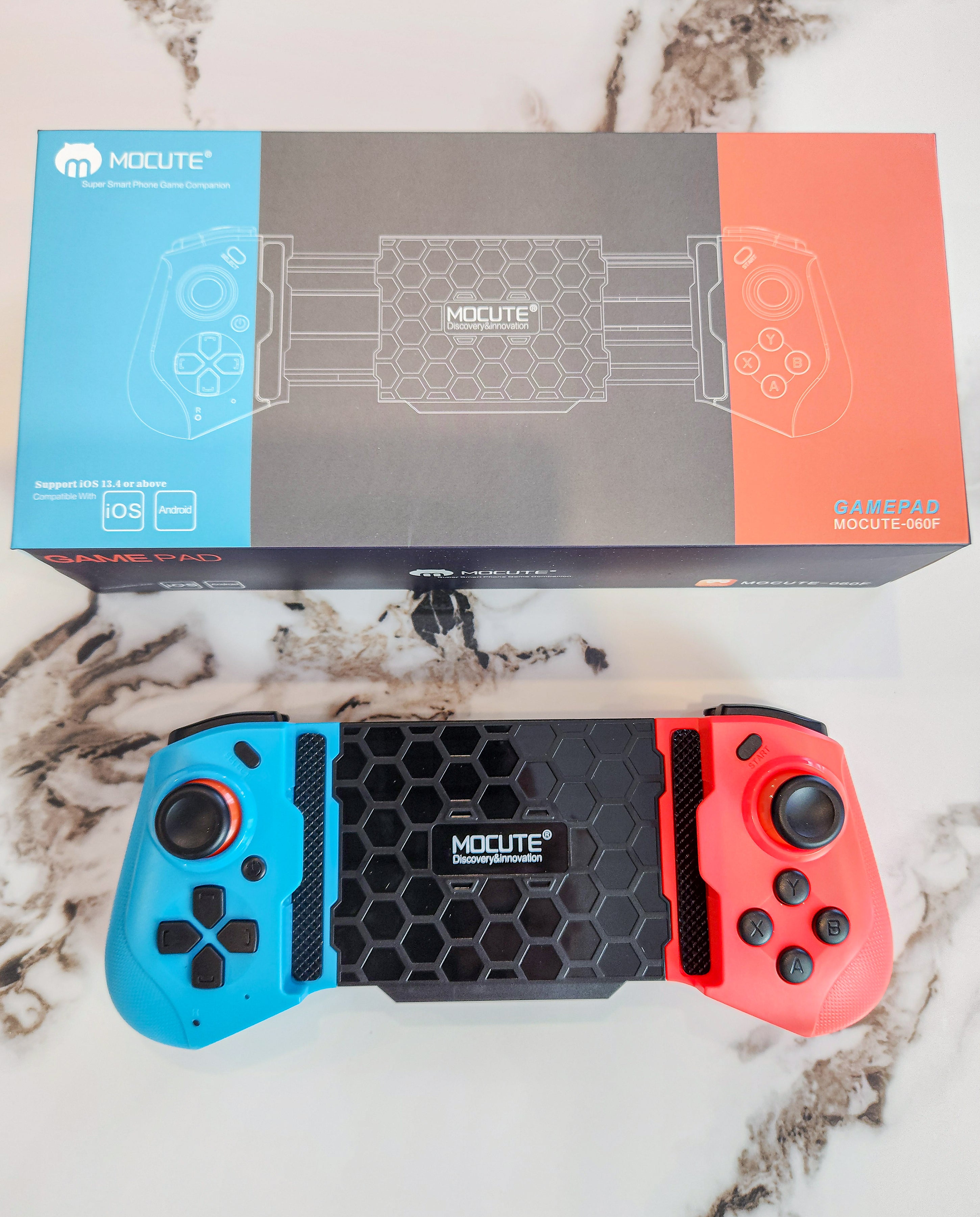 GamePad, Tay Cầm Chơi Game,  Mobile Gaming - Mocute 060 - Bluetooth, Wireless -  Macro, Key Mapping, Anroid, IOS
