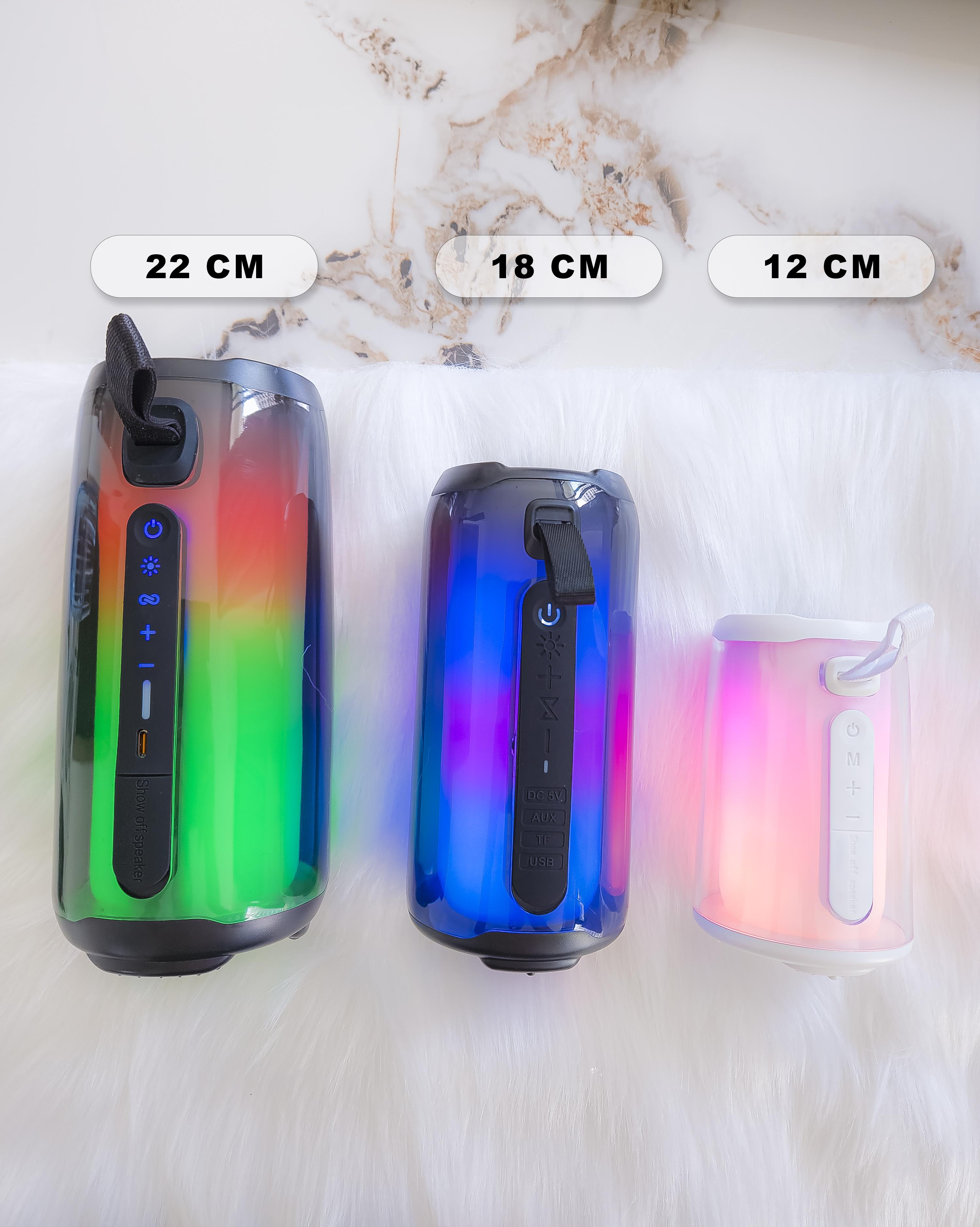 Loa Bluetooth PLUSE 5 - Led RGB 360, TWS, Karaoke, True Bass - Loa Toàn Dải, Chất Âm Dày Dặn, Đầy Đặn Củ Loa Nghe Nhạc