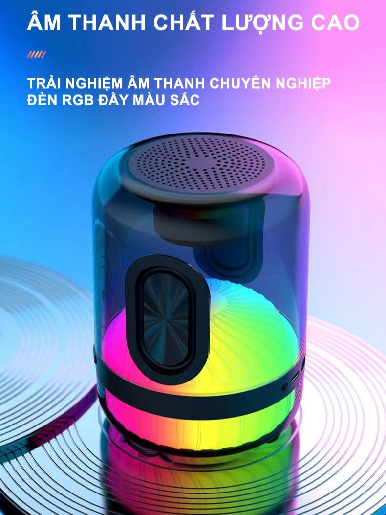 Loa Bluetooth YD 68 - USB Type-C, LED RGB, True Bass - Âm Trầm Mạnh Mẽ
