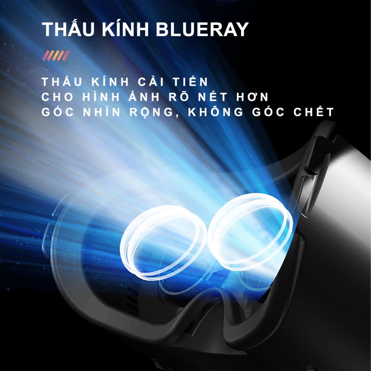 Kính Thực Tế Ảo - VRG PRO X7s - Chuyên Xem Film 3D, VR, Chơi Game VR Chơi Điện Tử