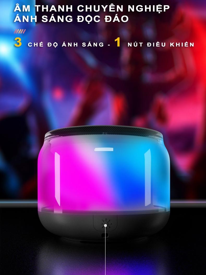 Loa Bluetooth S300 - Led RGB, TWS, Stereo 2.1, Âm Thanh Vòm - Kết Nối Nhiều Thiết Bị Củ Loa Nghe Nhạc