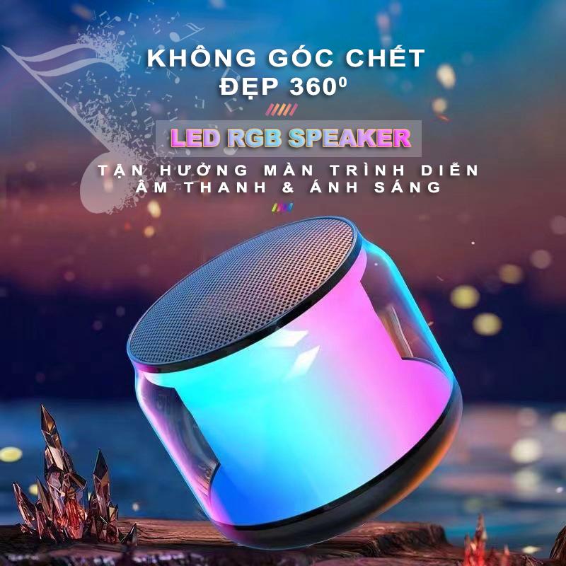 Loa Bluetooth S300 - Led RGB, TWS, Stereo 2.1, Âm Thanh Vòm - Kết Nối Nhiều Thiết Bị Củ Loa Nghe Nhạc