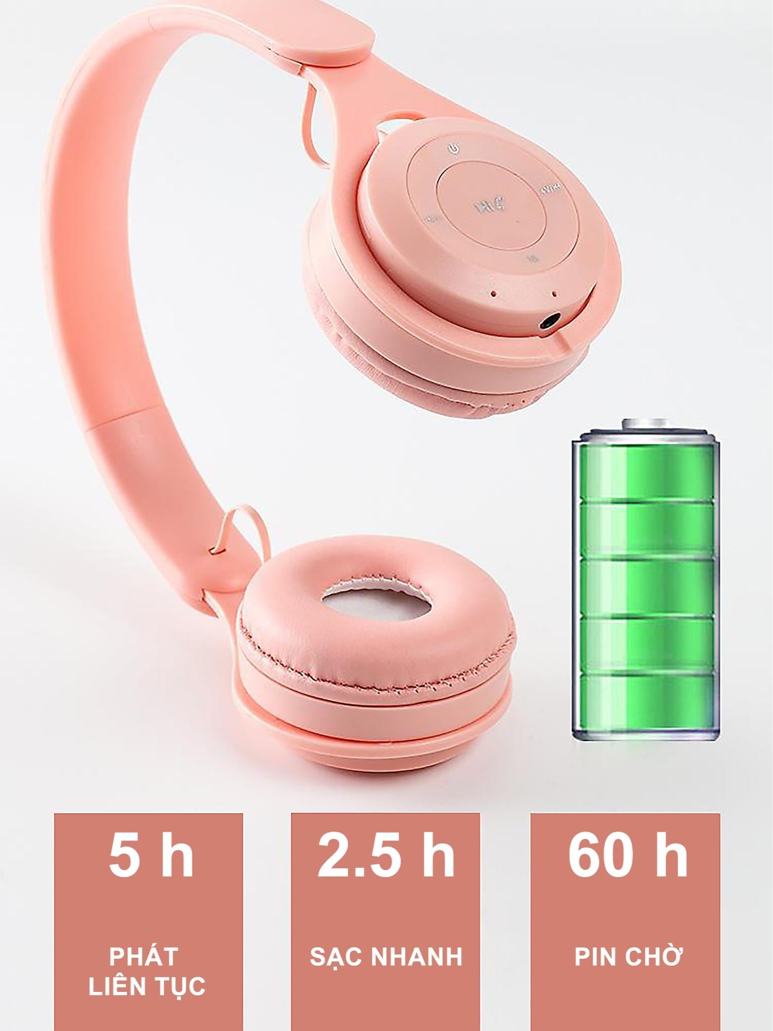 Tai Nghe Chụp Tai Bluetooth Y08 -Bluetooth, AUX, TF - Âm Thanh Nổi, Nghe Gọi, Kết Nối Nhiều Thiết Bị