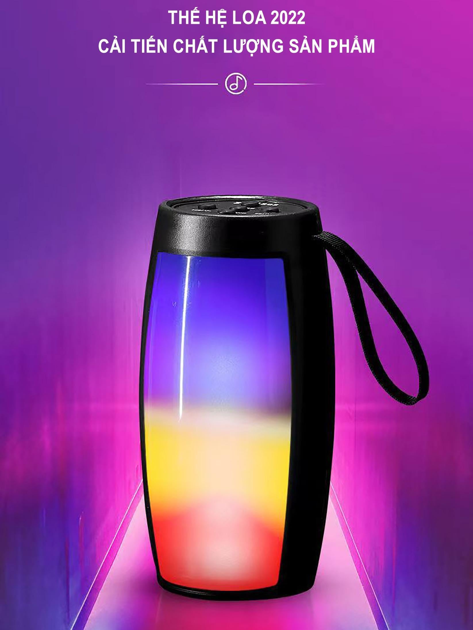 Loa Bluetooth S1202 | Led RGB, Âm Thanh To, Bass Mạnh | Giòng Loa Giá Rẻ, Thê Hệ 2022 Củ Loa Nghe Nhạc