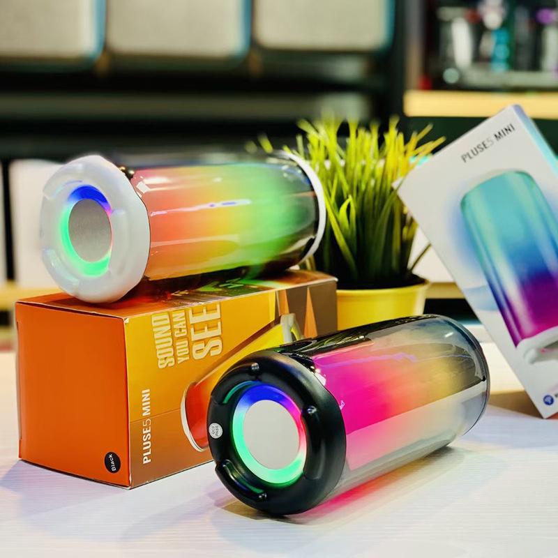 Loa Bluetooth PLUSE 5 - Led RGB 360, TWS, Karaoke, True Bass - Loa Toàn Dải, Chất Âm Dày Dặn, Đầy Đặn Củ Loa Nghe Nhạc