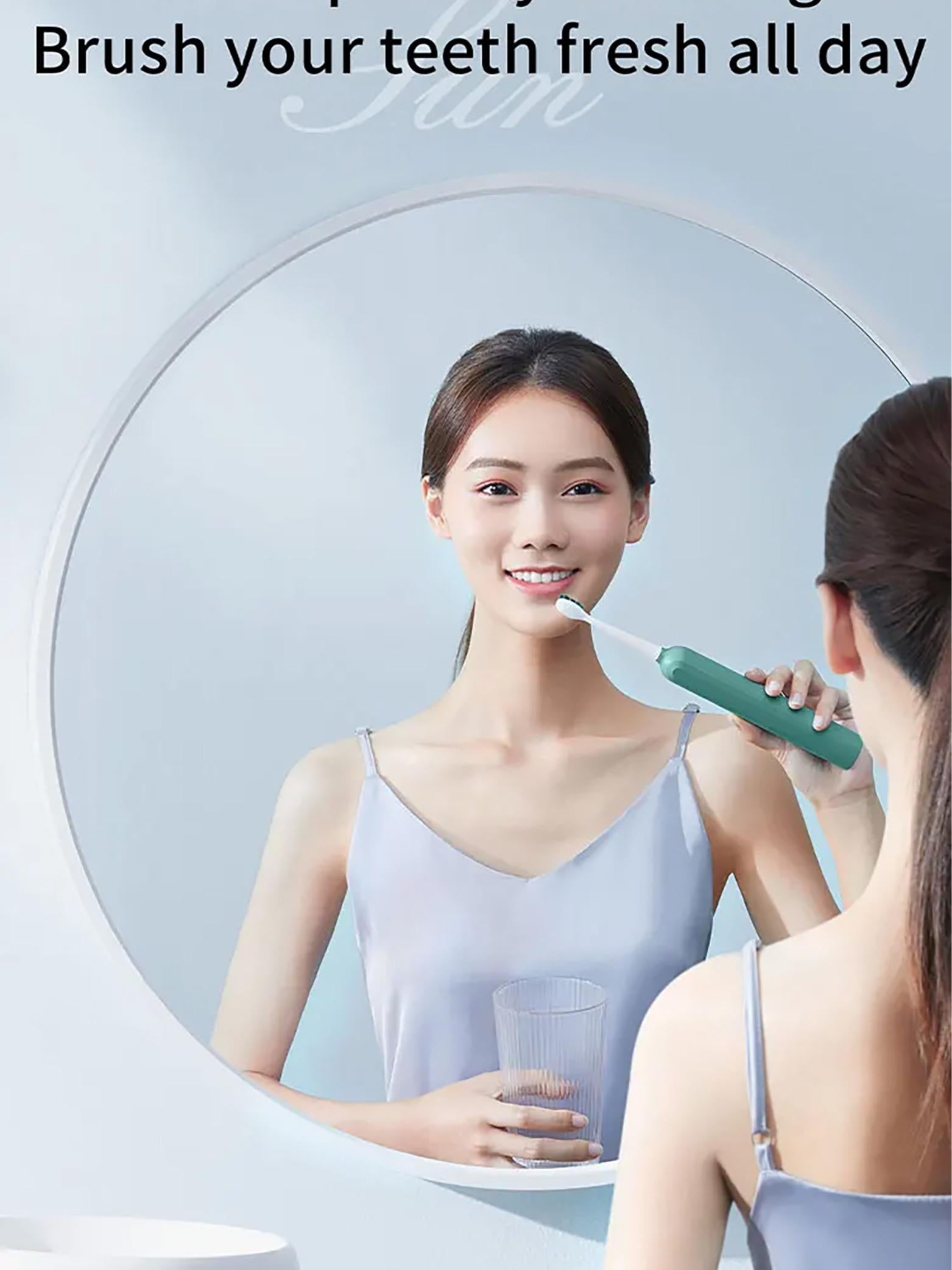 Bàn Chải Răng Điện M2+ | Pin 180 Ngày, Đầu Bàn Chải Dupont, Điều Khiển Thông Minh |  4 Chế Độ, Làm Sạch Siêu Âm, Bàn Chải Điện
