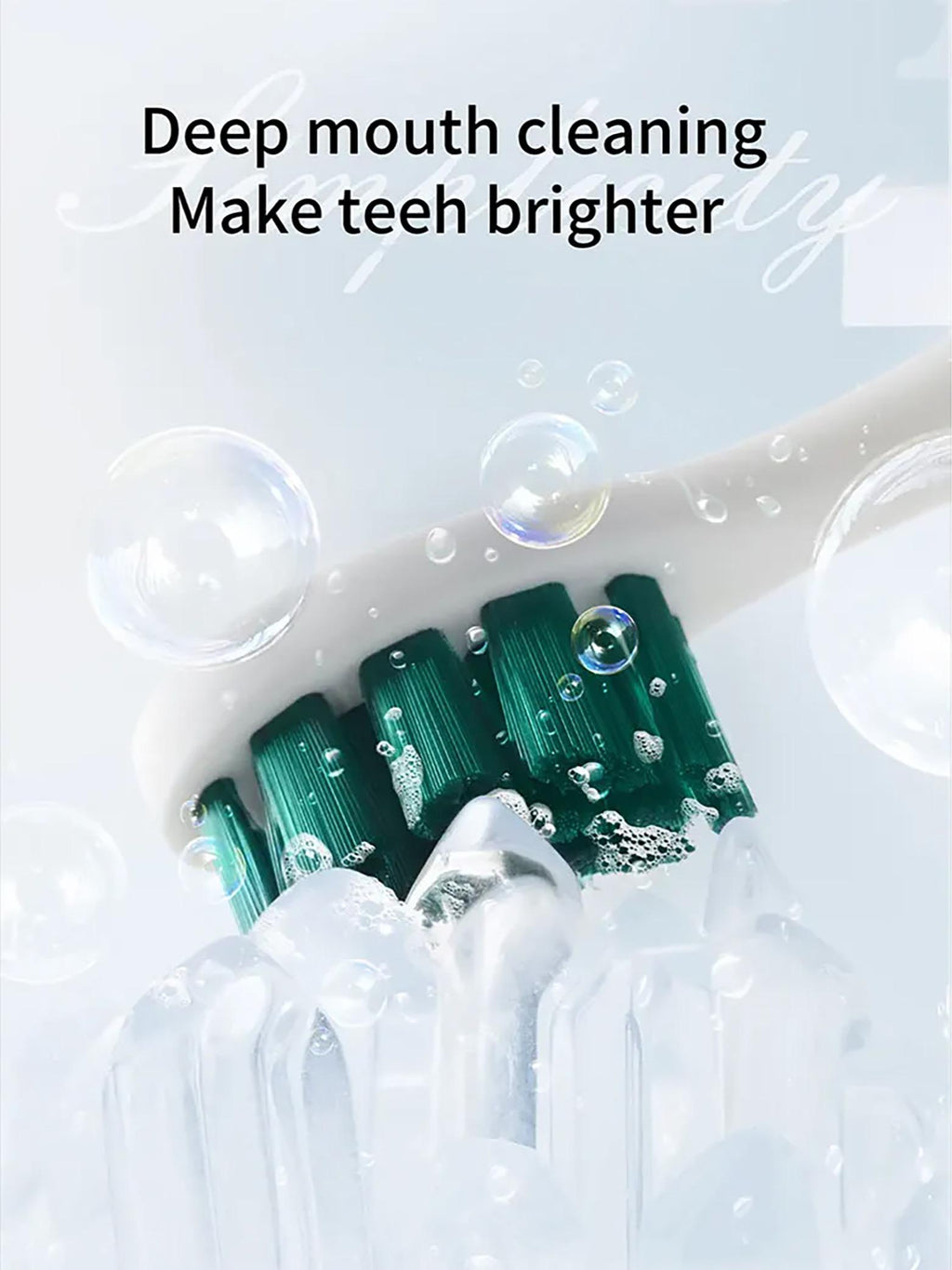 Bàn Chải Răng Điện M2+ | Pin 180 Ngày, Đầu Bàn Chải Dupont, Điều Khiển Thông Minh |  4 Chế Độ, Làm Sạch Siêu Âm, Bàn Chải Điện
