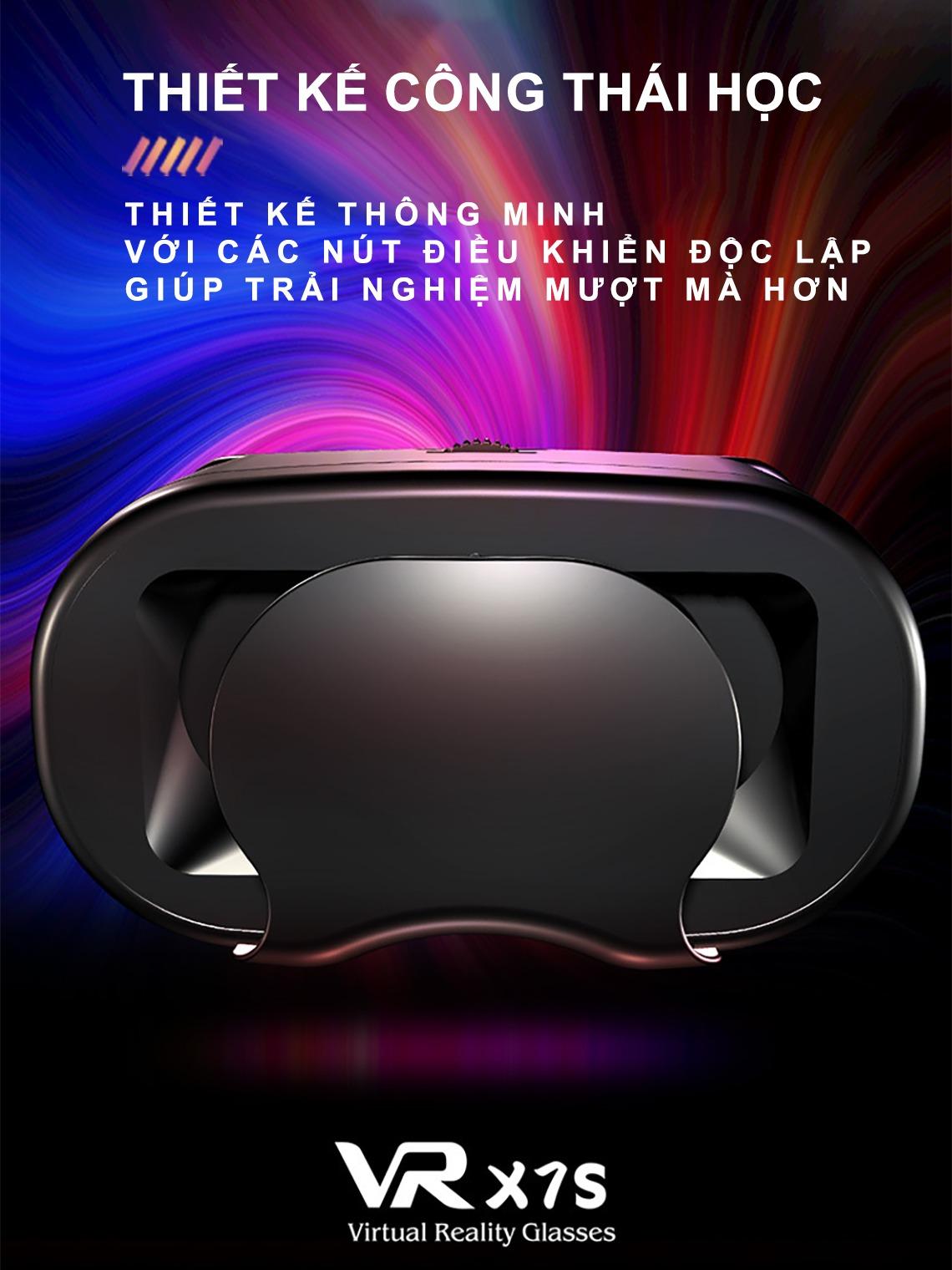 Kính Thực Tế Ảo - VRG PRO X7s - Chuyên Xem Film 3D, VR, Chơi Game VR Chơi Điện Tử