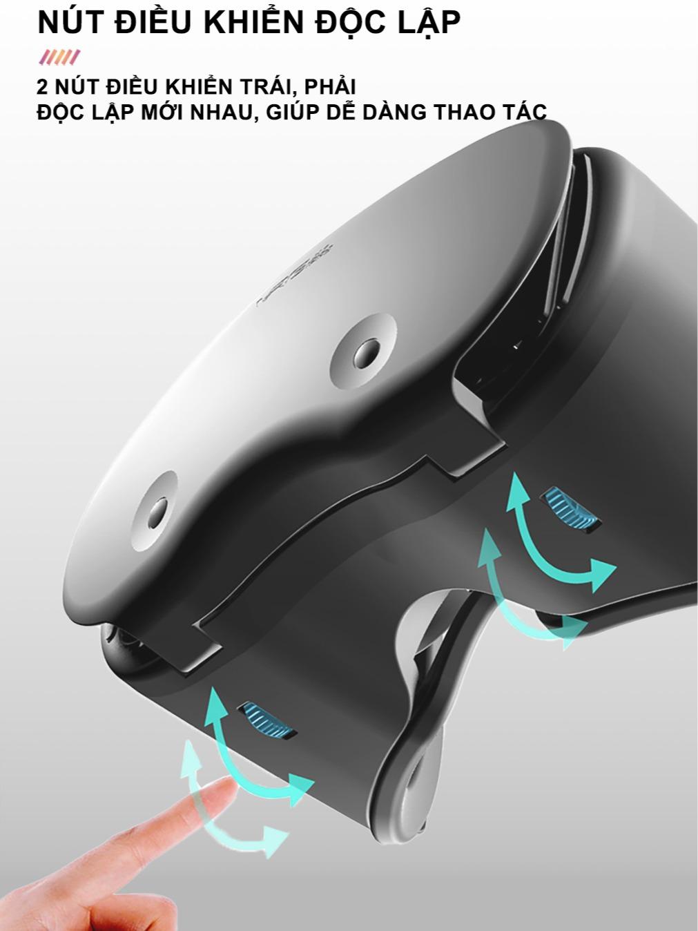Kính Thực Tế Ảo | VRG PRO X7 | Thấu Kính Blueray | Phim VR 360, Game VR 360 | Xem Phim, Chơi Game 3D Chơi Điện Tử