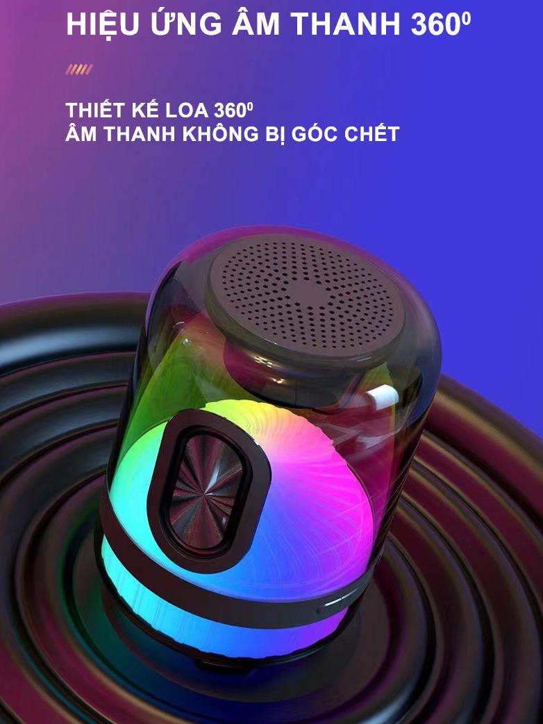 Loa Bluetooth YD 68 - USB Type-C, LED RGB, True Bass - Âm Trầm Mạnh Mẽ